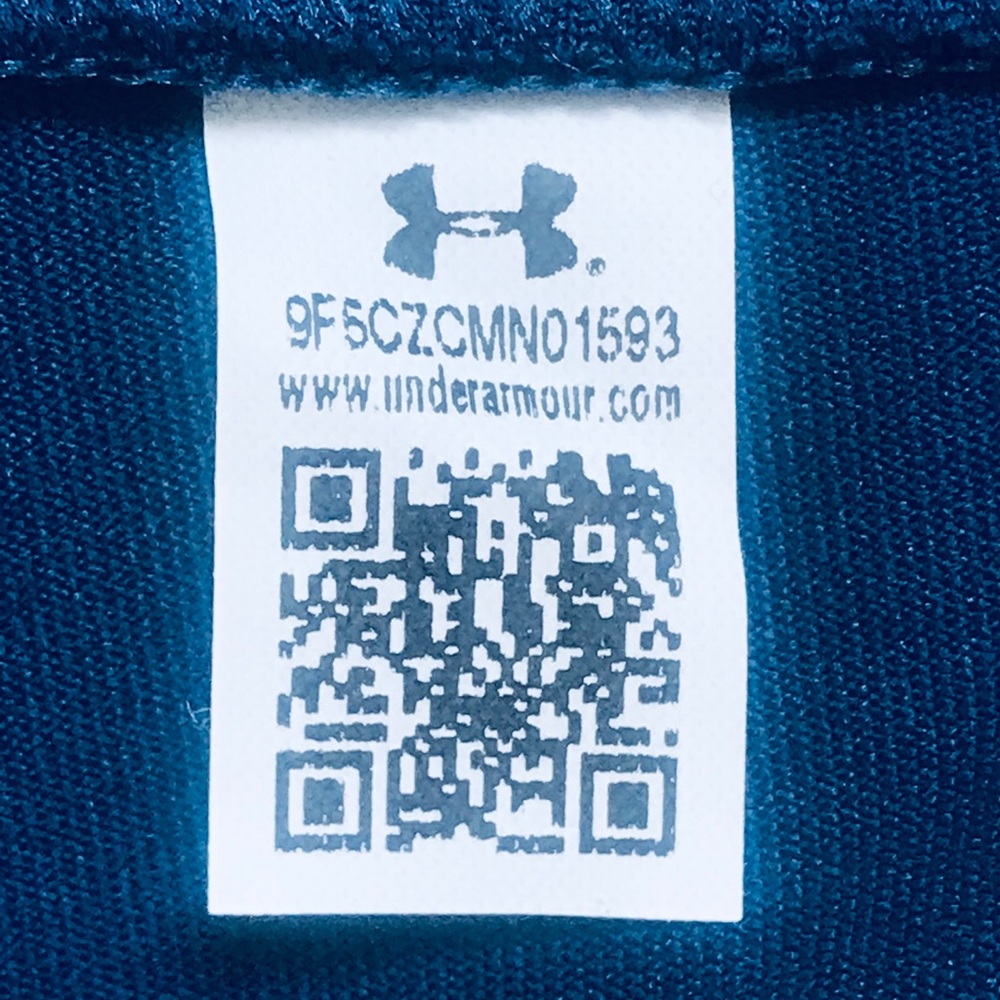 🌟2/$35 Sale🌟UA Under Armour Workout Capris Leggings Training Yoga Running Blue - Picture 4 of 8